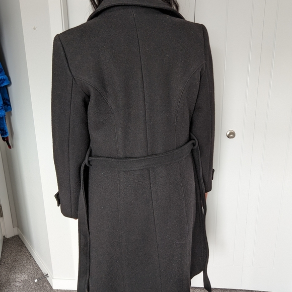 Black wool coat - Picture 4 of 6